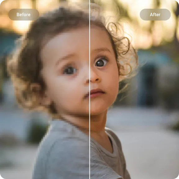 Better Image Example - Before and After AI Enhancement